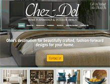 Tablet Screenshot of chez-del.com